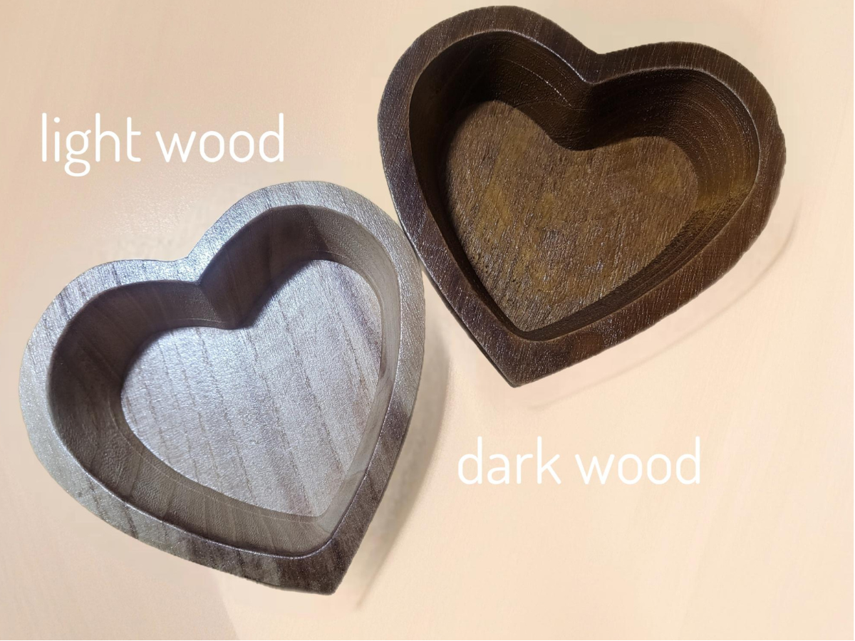 Wood Heart Collection